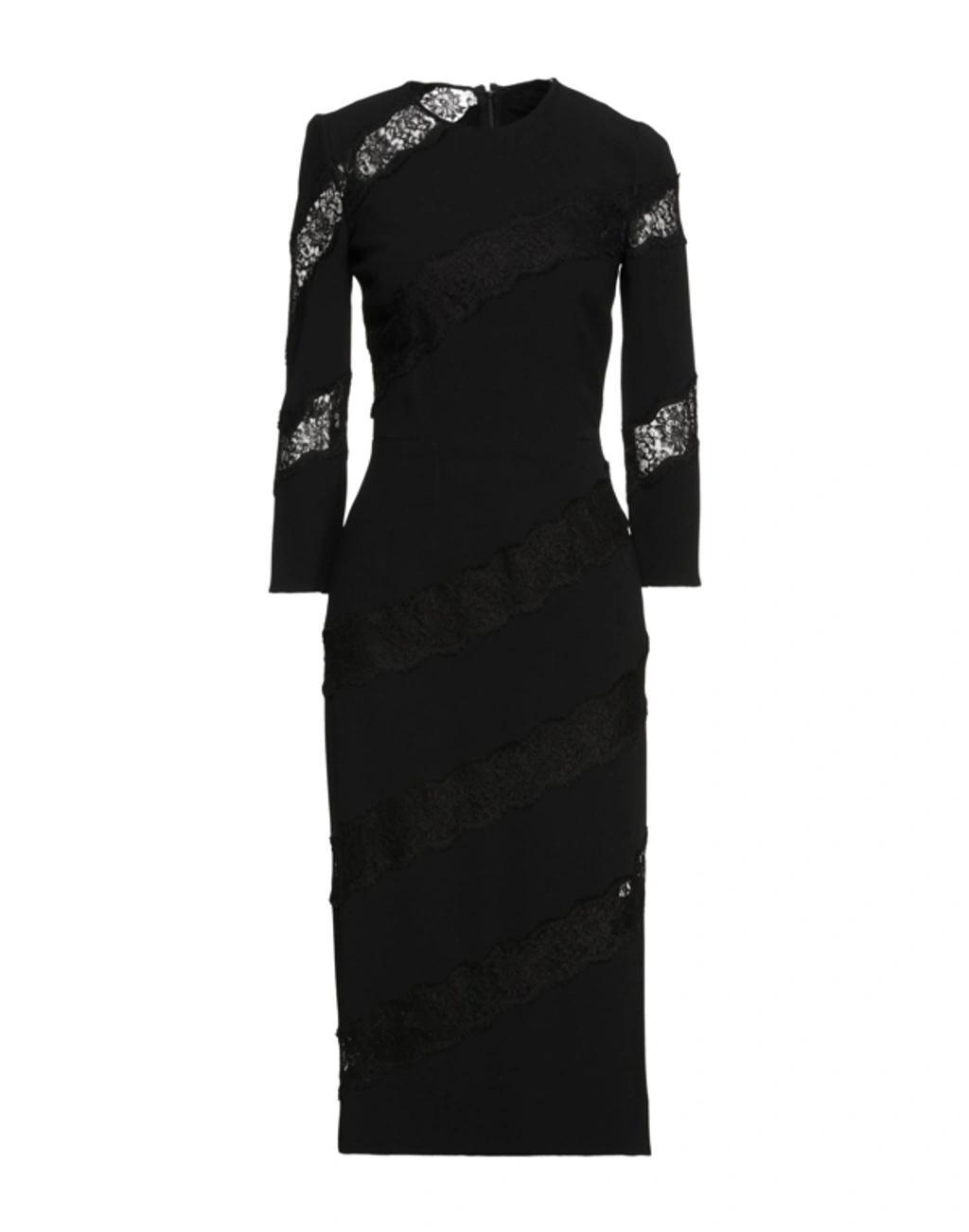 DOLCE & GABBANA Midi Dresses In Black Product Image