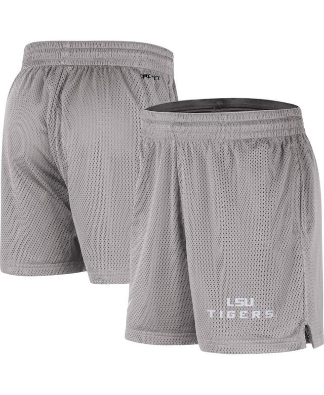 Mens Nike Gray LSU Tigers Mesh Performance Shorts Product Image