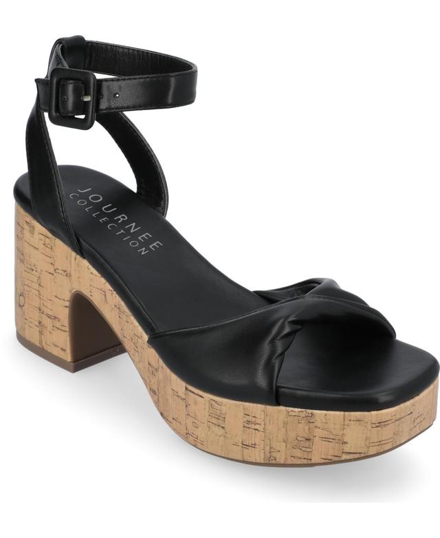 Journee Collection Womens Eianna Platform Sandals Product Image