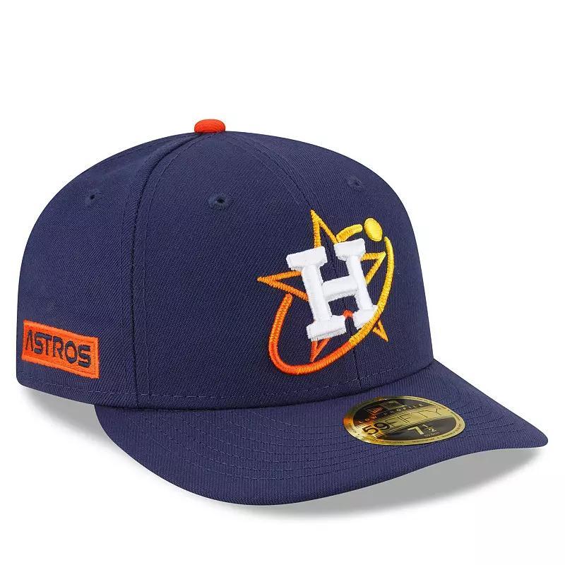 Mens New Era Houston Astros 2022 City Connect Low Profile 59FIFTY Fitted Hat Blue Product Image