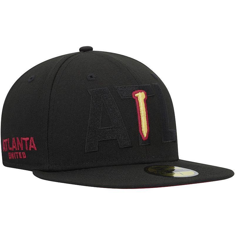 Mens New Era Black Atlanta United FC Kick Off 59FIFTY Fitted Hat Product Image