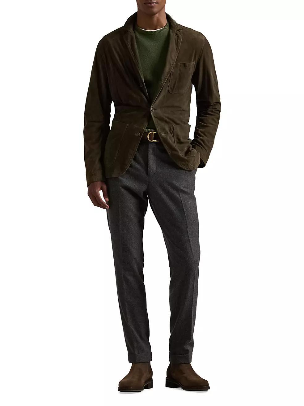 Mens Suede Sport Coat Product Image