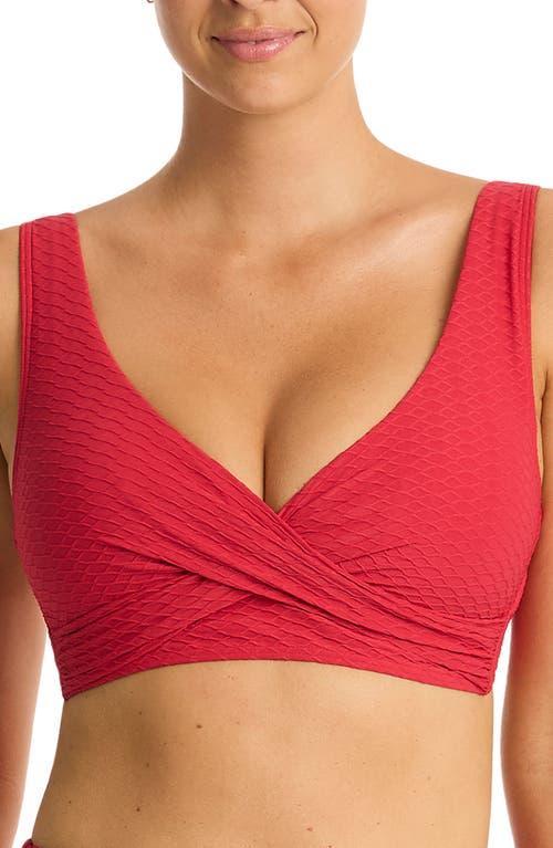 Sea Level Cross Front Multifit Bikini Top Product Image