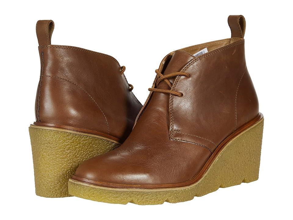 Clarks Clarkford DBT (Dark Tan Leather) Women's Boots Product Image