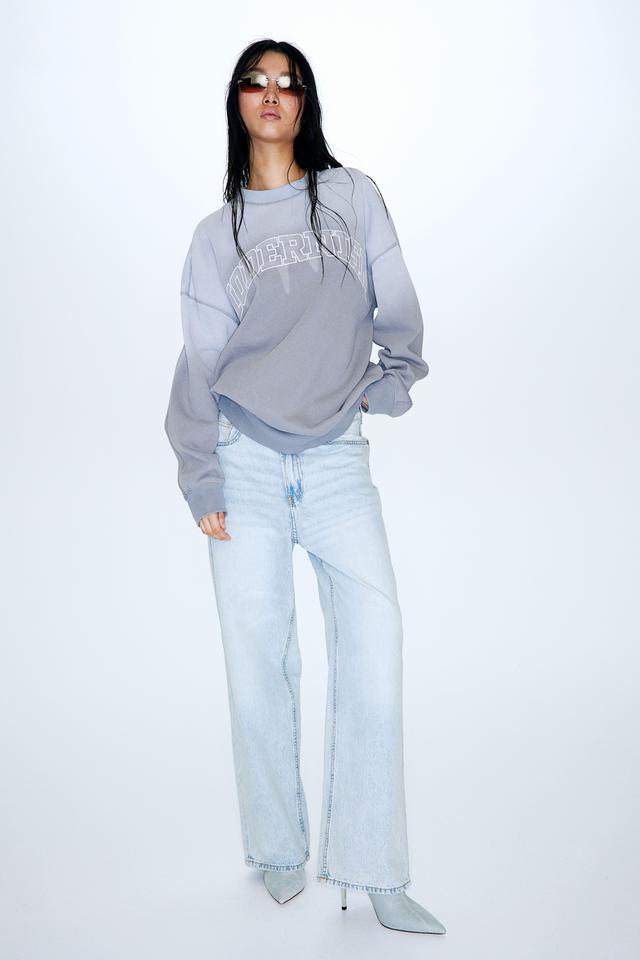 Oversized Printed Sweatshirt Product Image