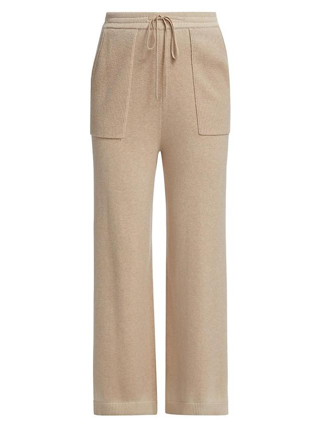 Womens Cotton-Cashmere Drawstring Pants Product Image