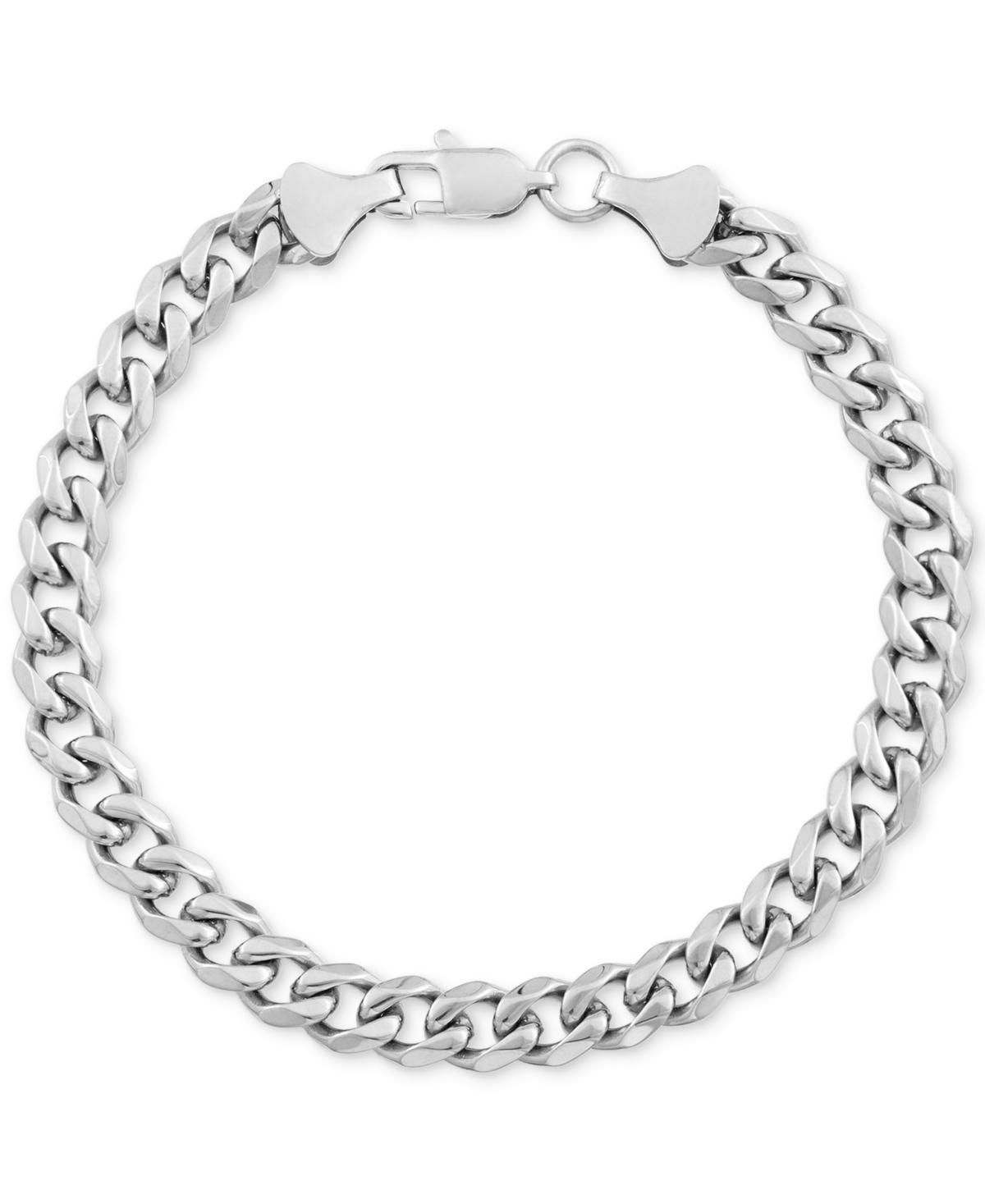 Legacy for Men by Simone I. Smith Mens Curb Link Chain Bracelet Stainless Steel Product Image