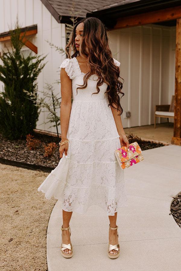 Hold You In My Memory Lace Midi Product Image