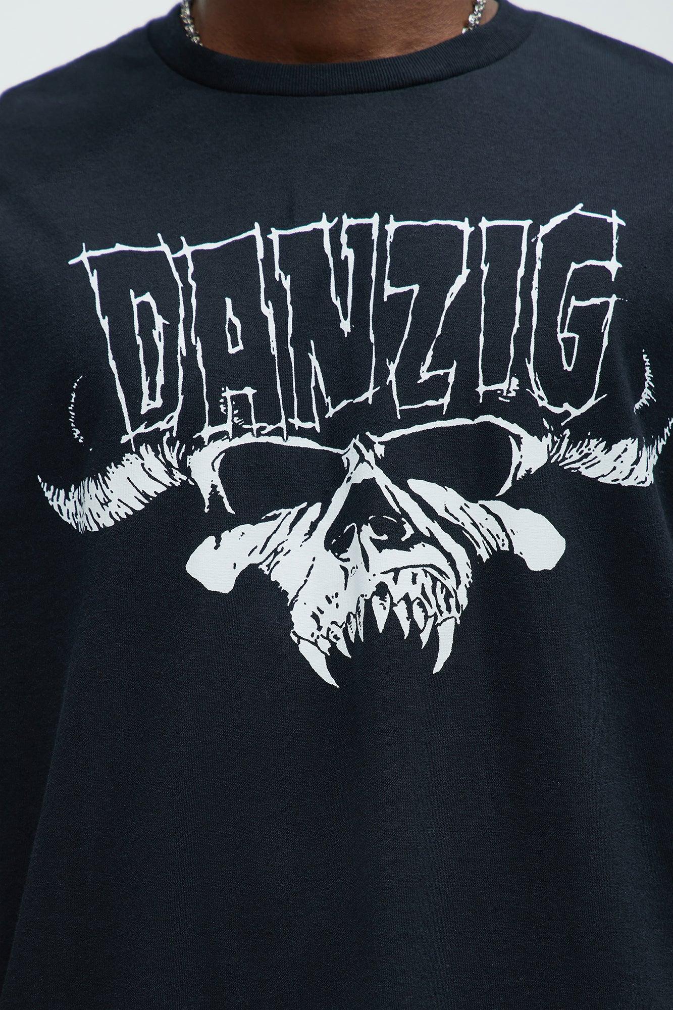 Danzig Oversized Short Sleeve Tee - Black Product Image