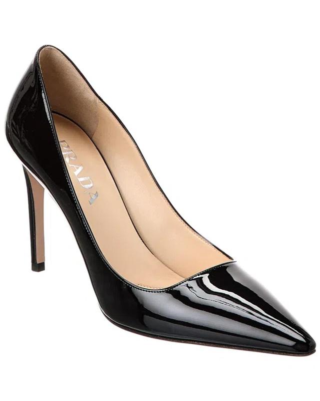 Pointed Black Patent Leather Pumps Product Image