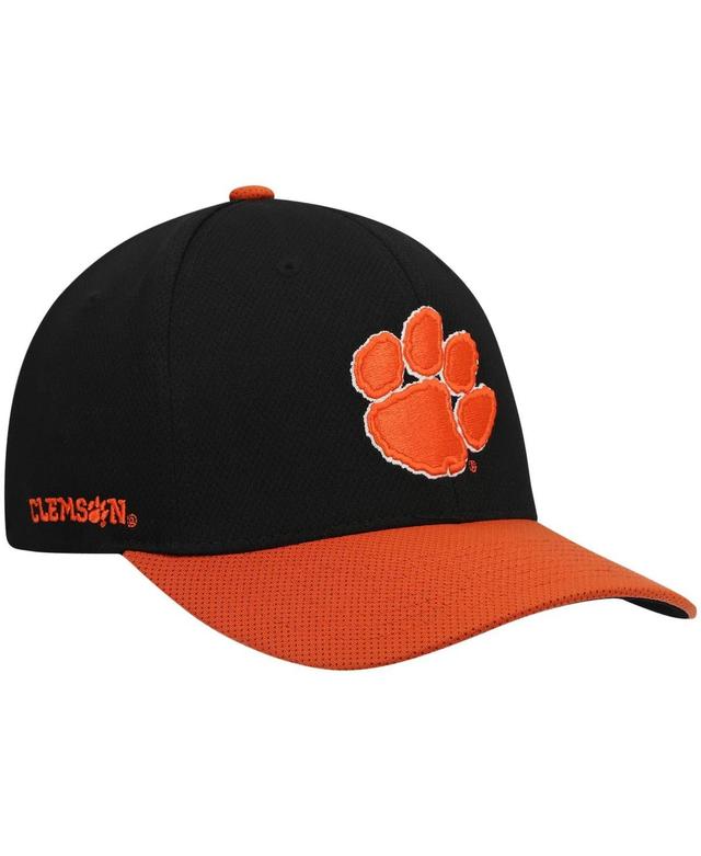 Mens Top Of The World Black Clemson Tigers Two-Tone Reflex Hybrid Tech Flex Hat - Black Product Image