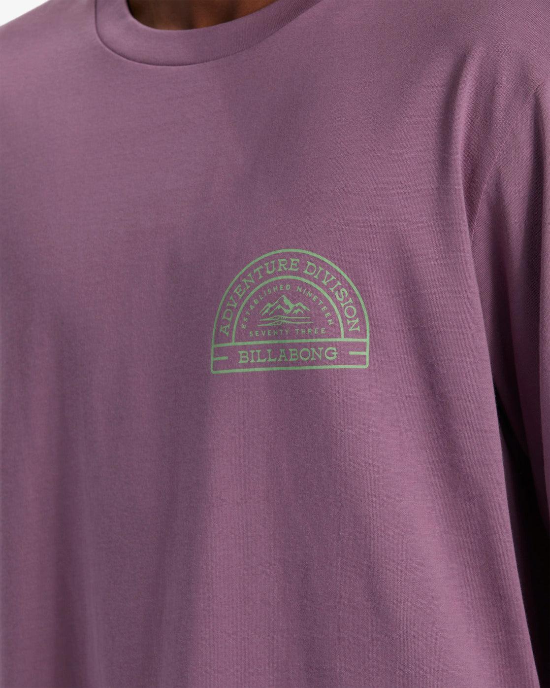 Sun Up Long Sleeve T-Shirt - Plum Male Product Image