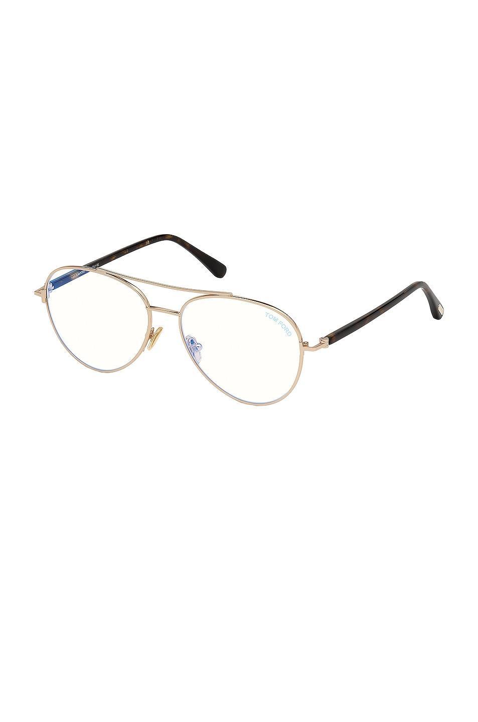 TOM FORD Aviator Optical Eyeglasses in Rose Product Image