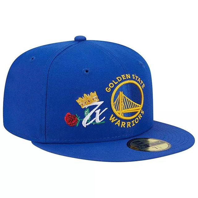 Mens New Era Royal Golden State Warriors Crown Champs 59FIFTY Fitted Hat Product Image