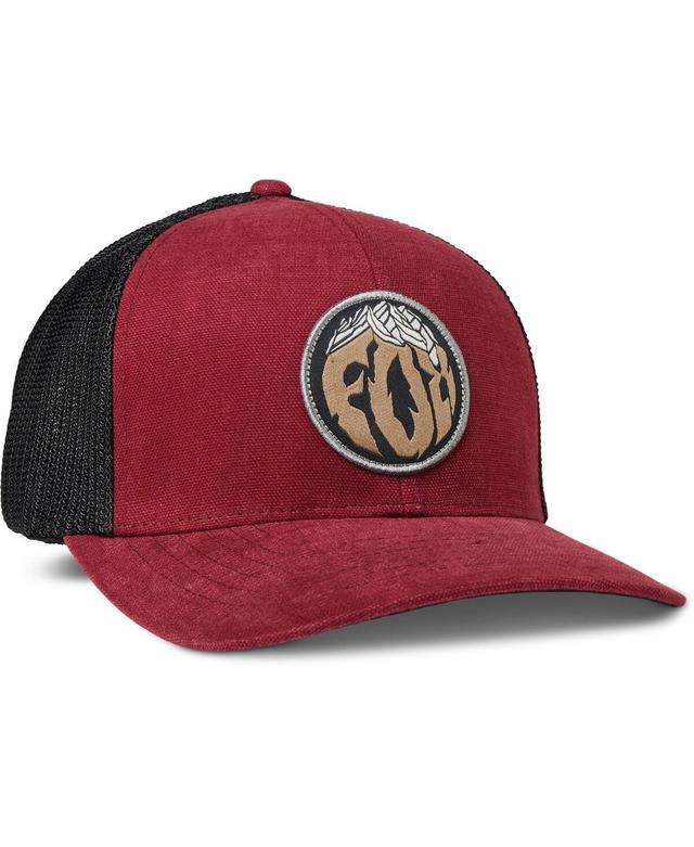 Mens Fox Scarlet Turnout Mesh Flexfit Flex Hat Product Image