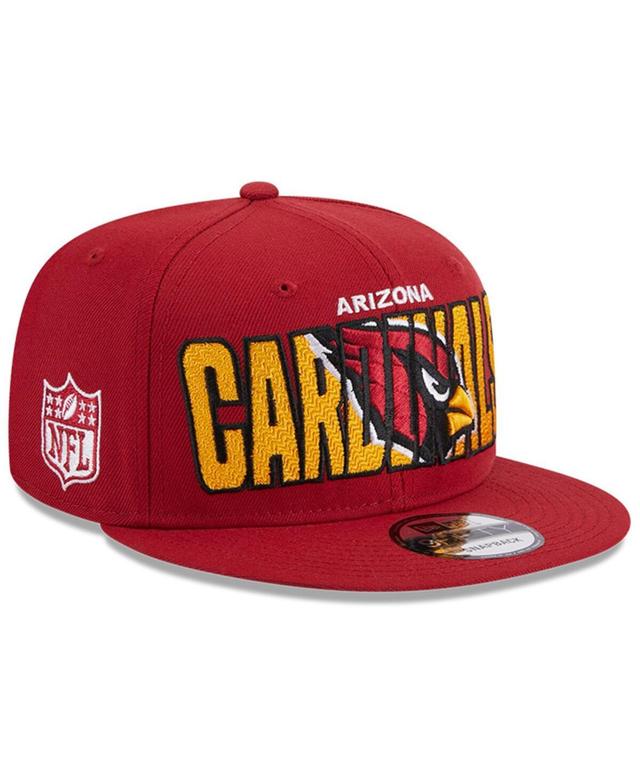 Mens New Era Cardinal Arizona Cardinals 2023 NFL Draft 9FIFTY Snapback Adjustable Hat Product Image