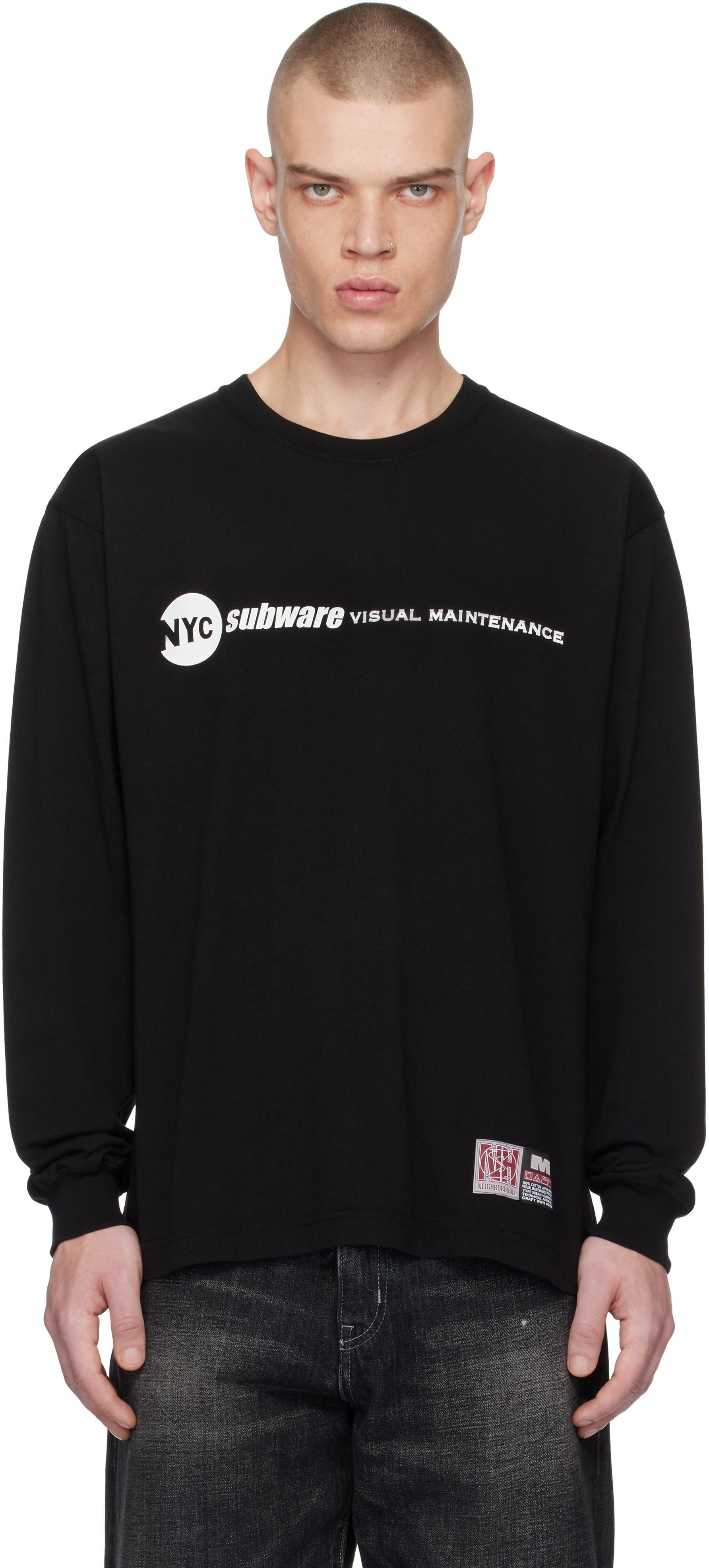 Black Subware Edition NH LS-3 T-shirt Product Image