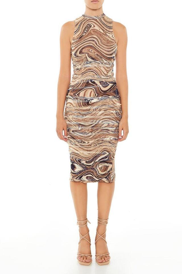 Marble Print Midi Dress | Forever 21 Product Image