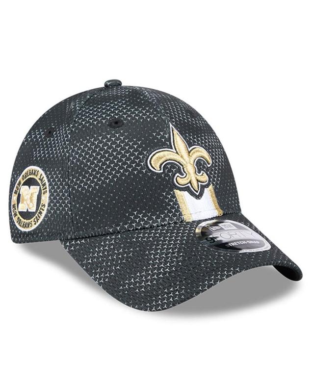 New Era Mens Black New Orleans Saints 2024 Sideline 9FORTY Stretch-Snap Hat Product Image