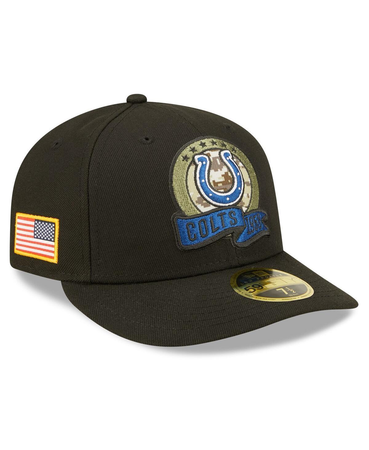 Mens New Era Black Green Bay Packers 2022 Salute To Service Low Profile 59FIFTY Fitted Hat Product Image