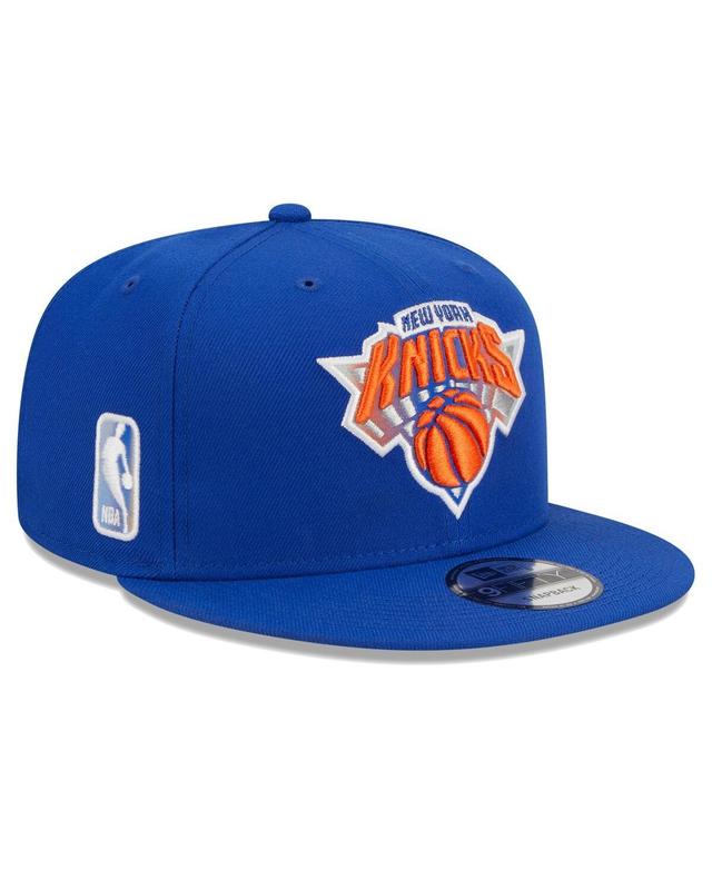 Mens New Era Blue New York Knicks Gradient Undervisor 9FIFTY SnapbackHat Product Image