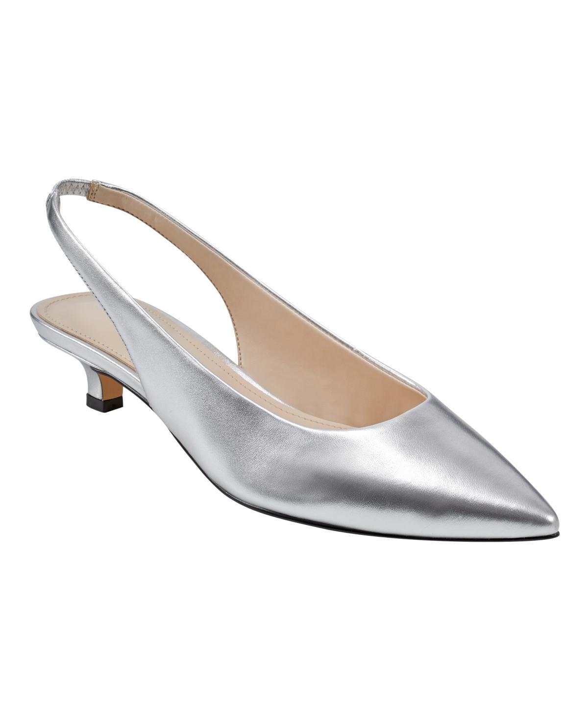 Womens Posey Leather Slingback Pumps Product Image