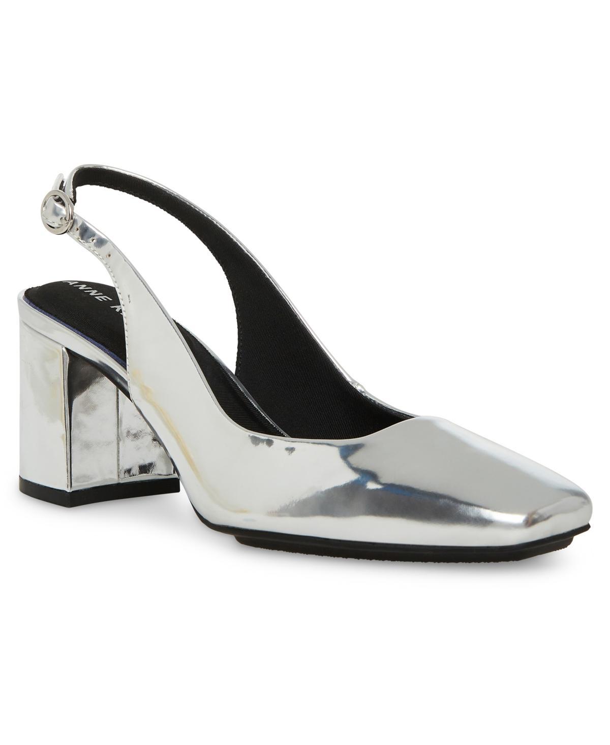 Anne Klein Womens Laney Sling Back Dress Heel Sandals Product Image