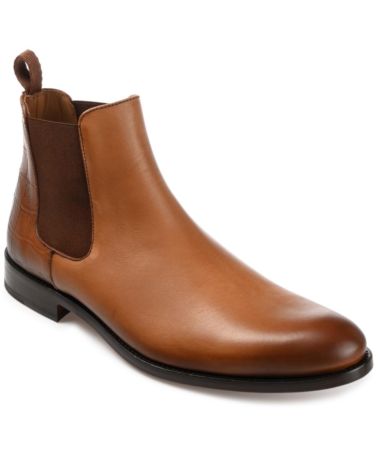 TAFT Hiro Croc Embossed Leather Chelsea Boot Product Image