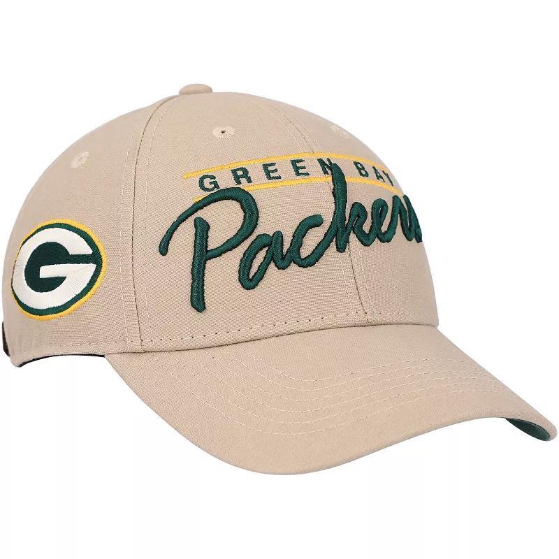 Mens 47 Khaki Green Bay Packers Atwood MVP Adjustable Hat Product Image