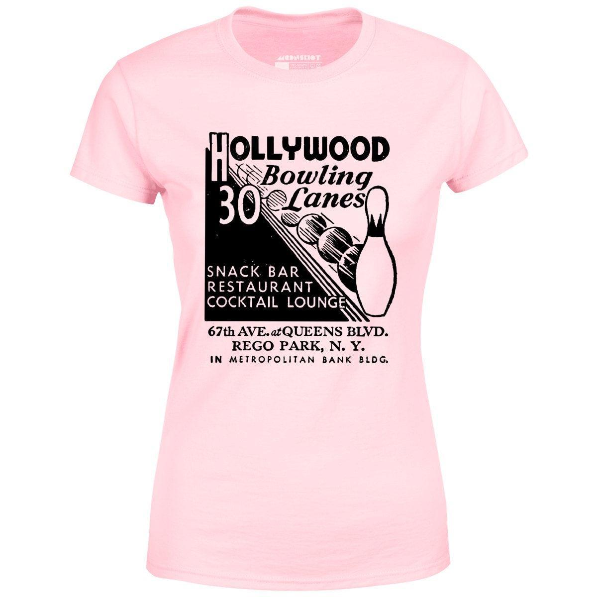 Hollywood Bowling Lanes - Rego Park, NY - Vintage Bowling Alley - Women's T-Shirt Female Product Image