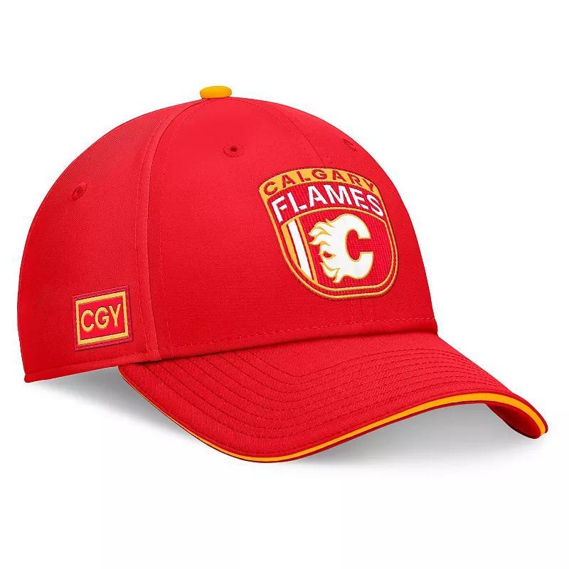 Mens Fanatics Red Calgary Flames 2024 NHL Draft Flex Hat Product Image