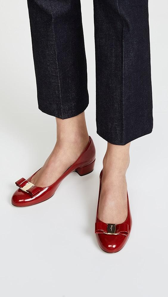 FERRAGAMO Vara Low Heel Pumps | Shopbop Product Image