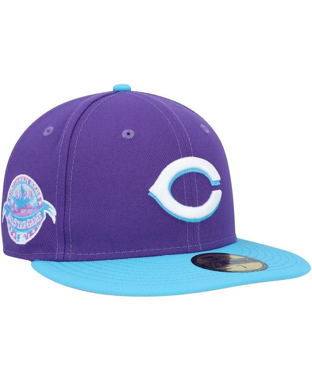 Mens New Era Purple Cincinnati Reds Vice 59FIFTY Fitted Hat Product Image