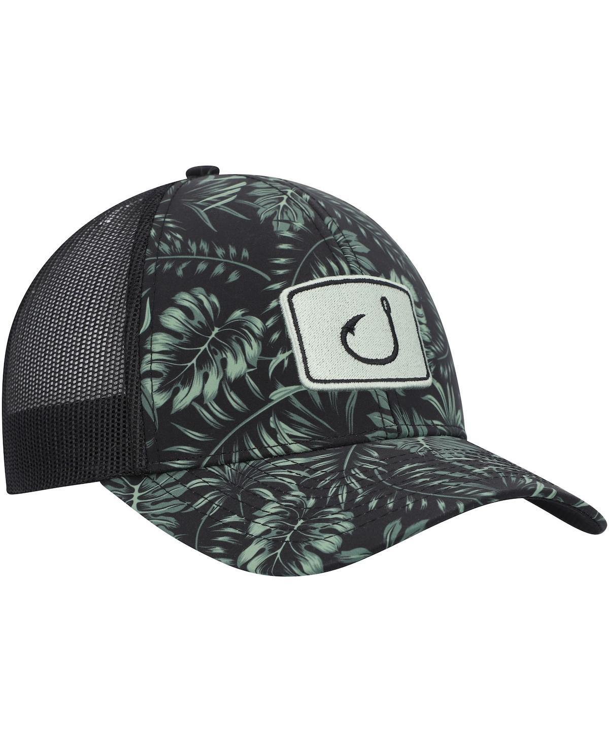 Mens Avid Black Island Time Trucker Snapback Hat Product Image