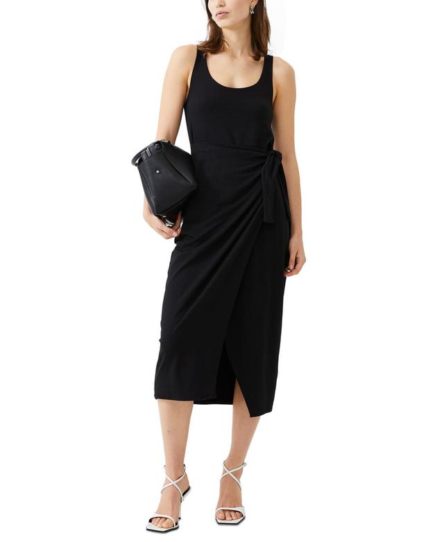 Women's Zena Jersey Sleeveless Wrap Dress Product Image