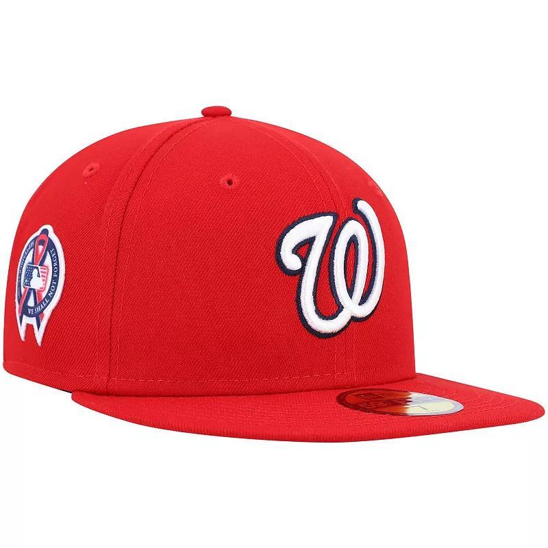 Mens New Era Washington Nationals 9/11 Memorial Side Patch 59FIFTY Fitted Hat Product Image