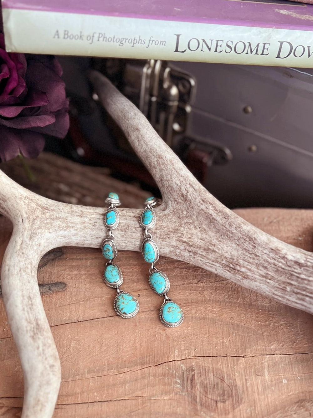 Cinco Turquoise Drop Earrings Product Image