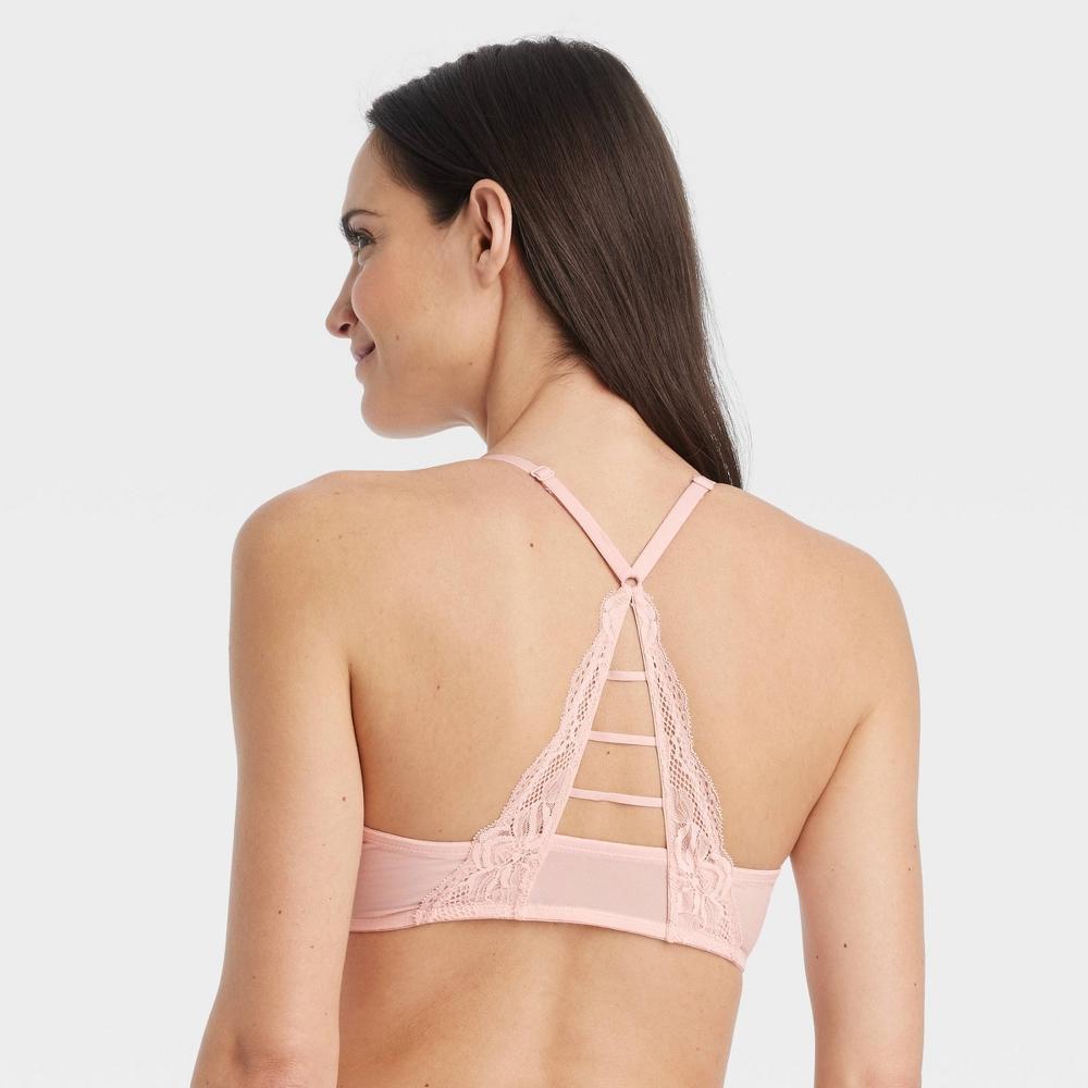 Womens Fishnet Lace Racerback Bra - Auden 36D Product Image