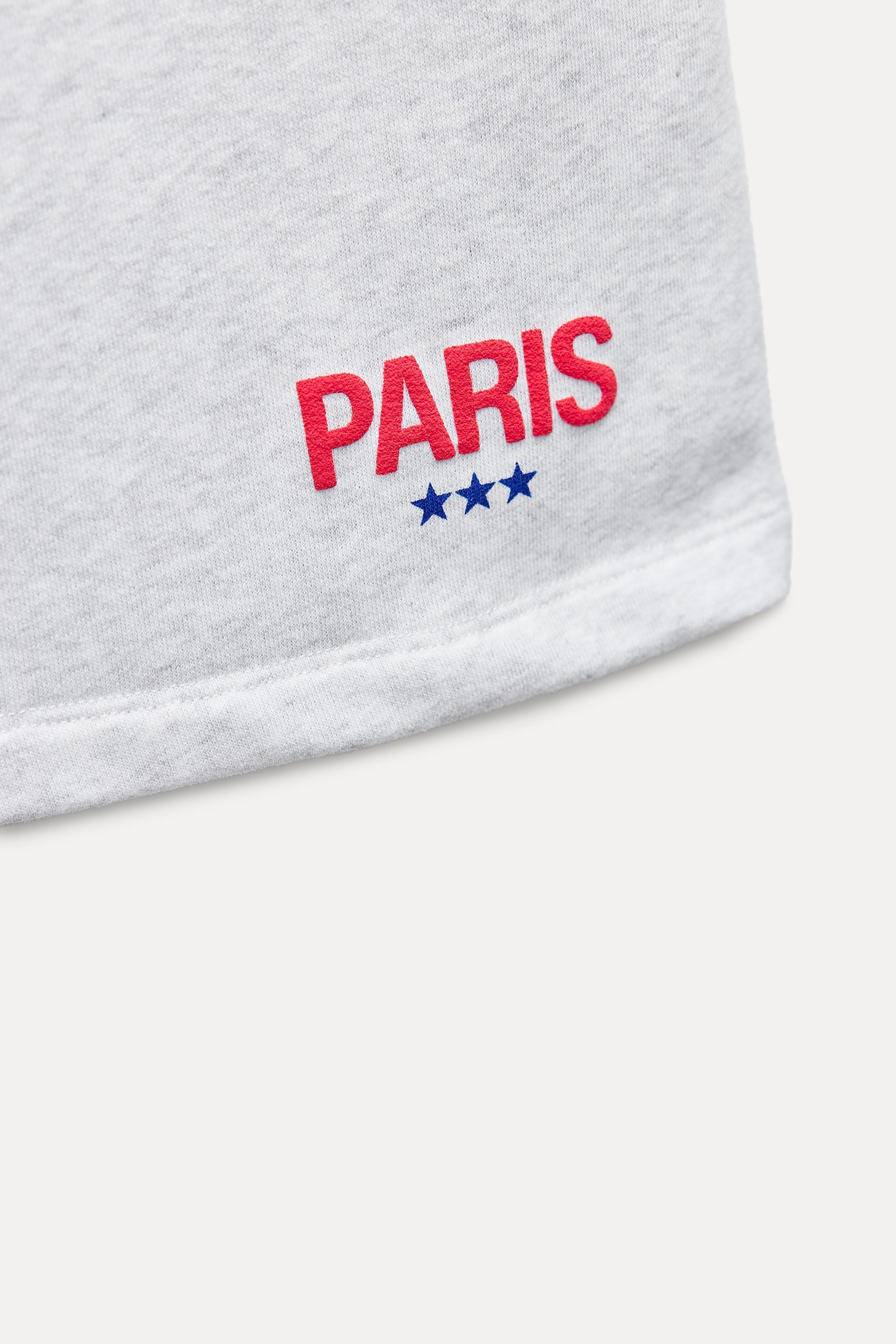 PLUSH SHORTS WITH TEXT Product Image