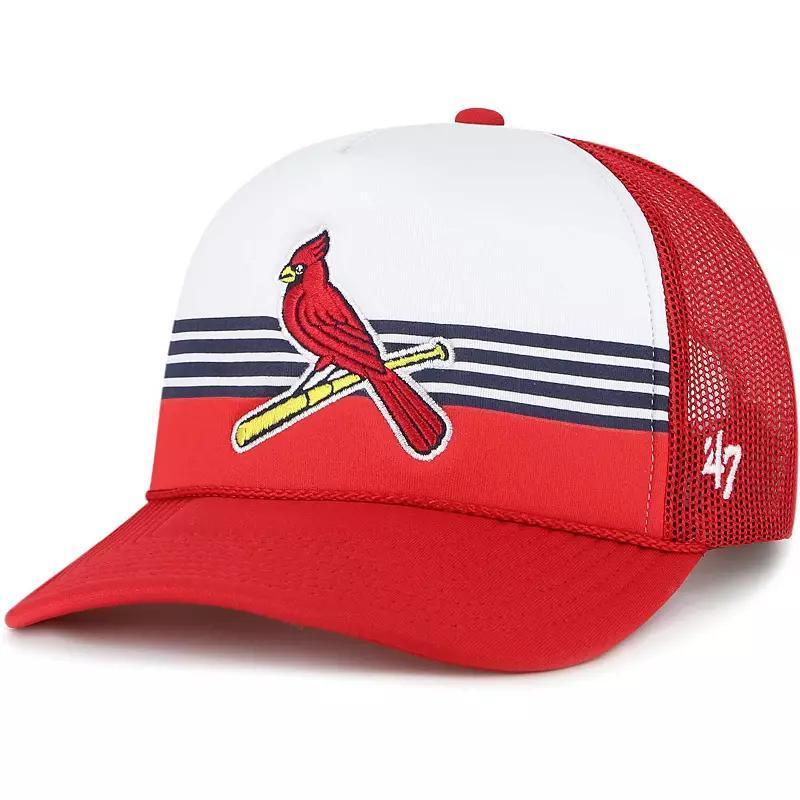 Mens 47 St. Louis Cardinals Lift Off Foam Front Mesh Trucker Adjustable Hat Product Image