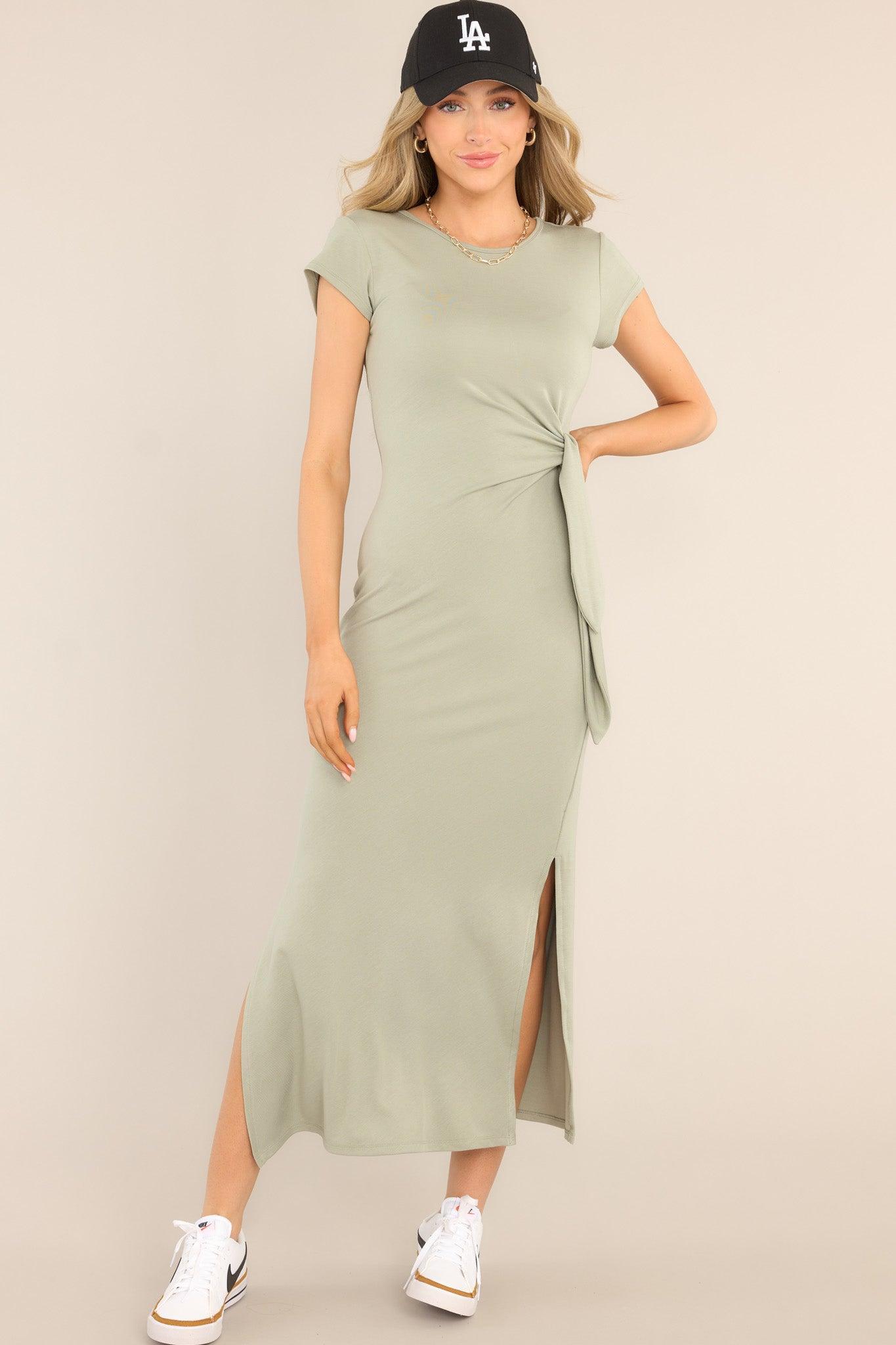 Closet Classic Sage Maxi Dress Product Image