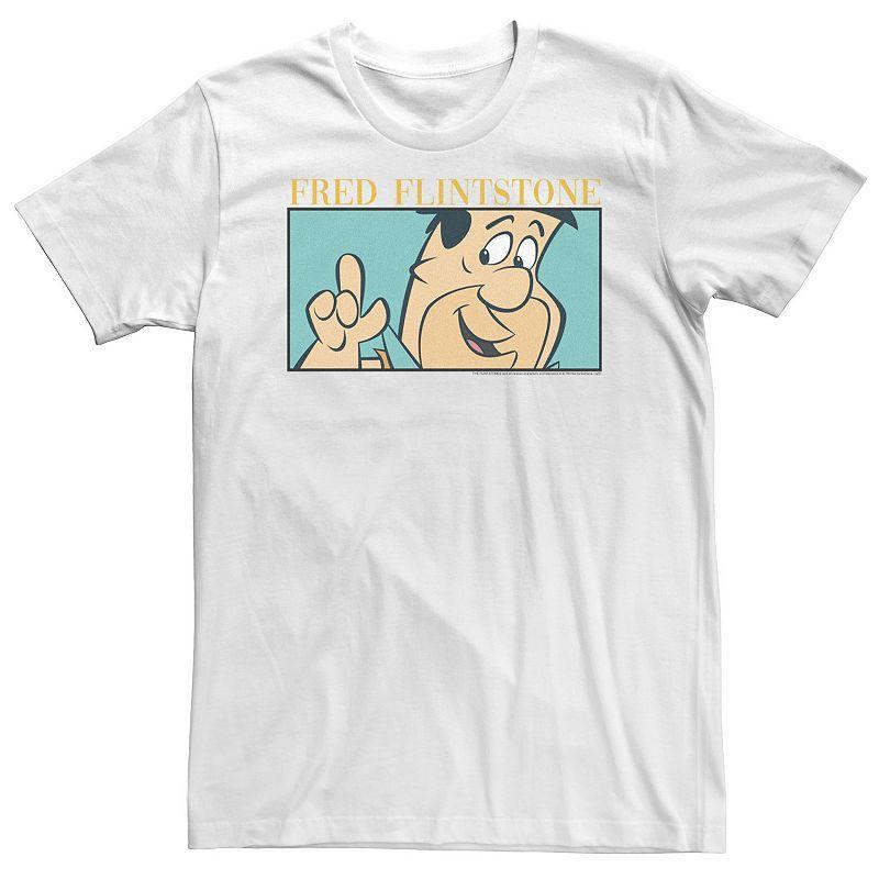 Big & Tall Fred Flintstone Box Up Panel Tee, Mens Product Image