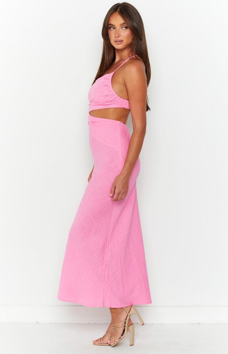 Lene Pink Maxi Dress Product Image