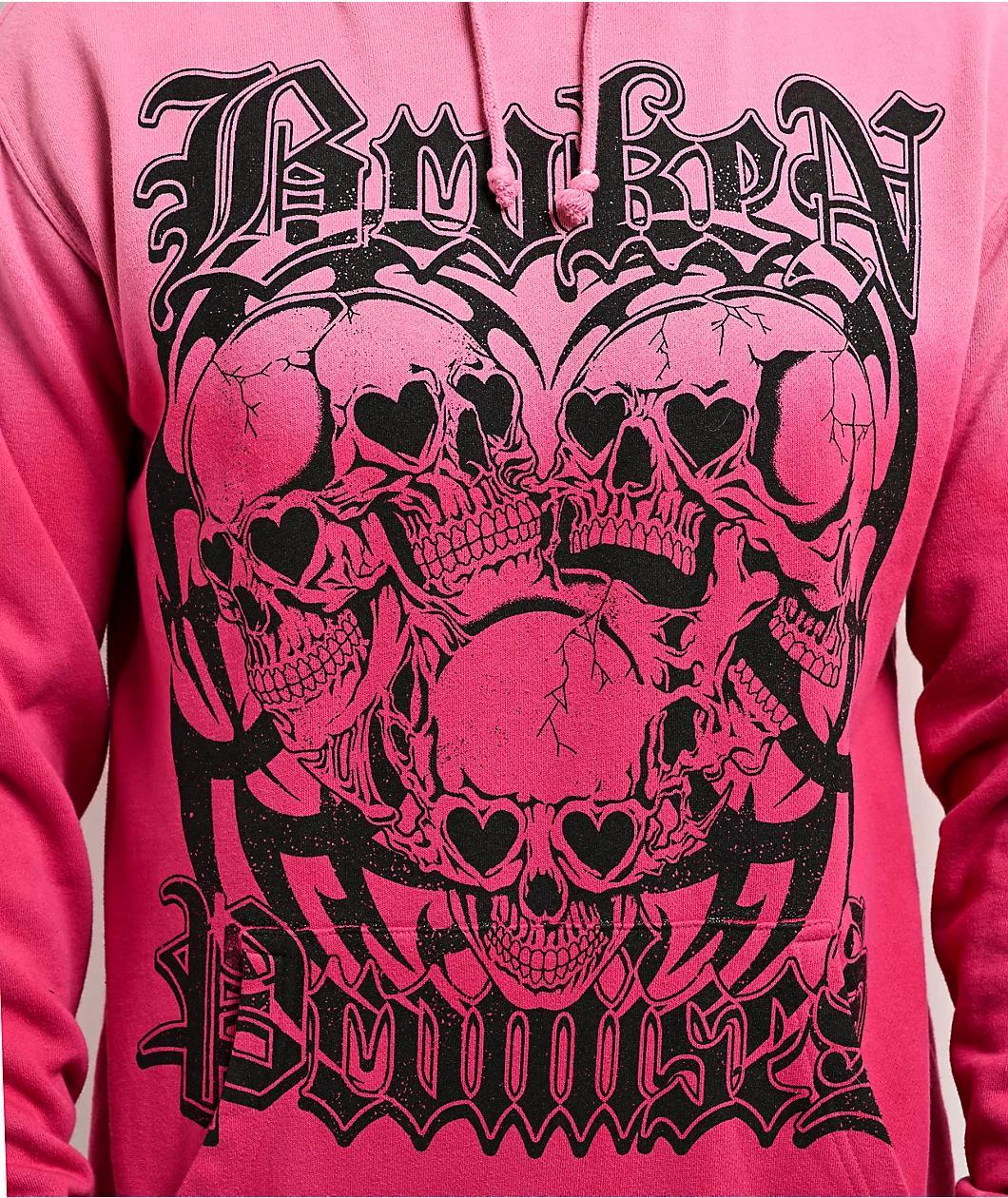 Broken Promises Purgatory Pink Wash Hoodie Product Image