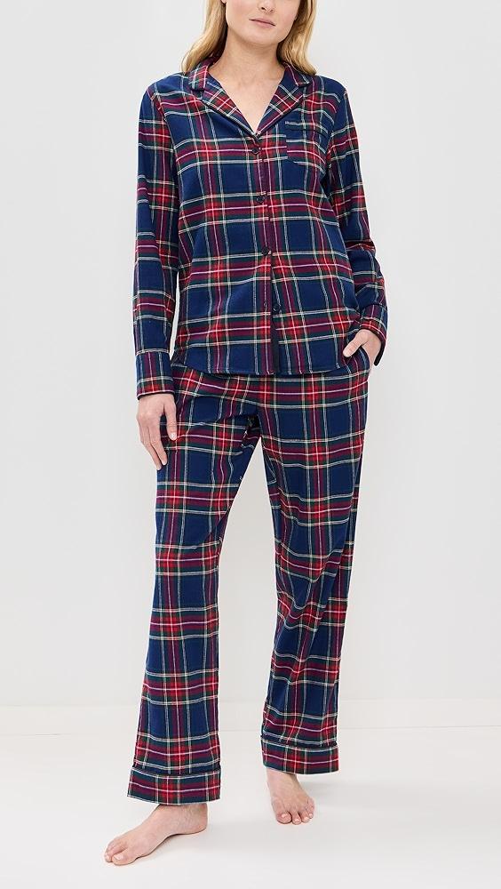 Petite Plume Windsor Tartan Pajama Set | Shopbop Product Image