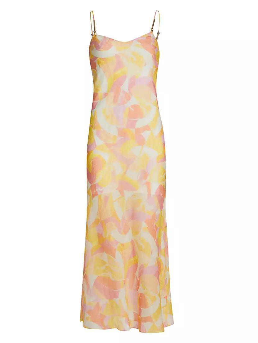 Marcella Abstract Voilé Midi-Dress Product Image