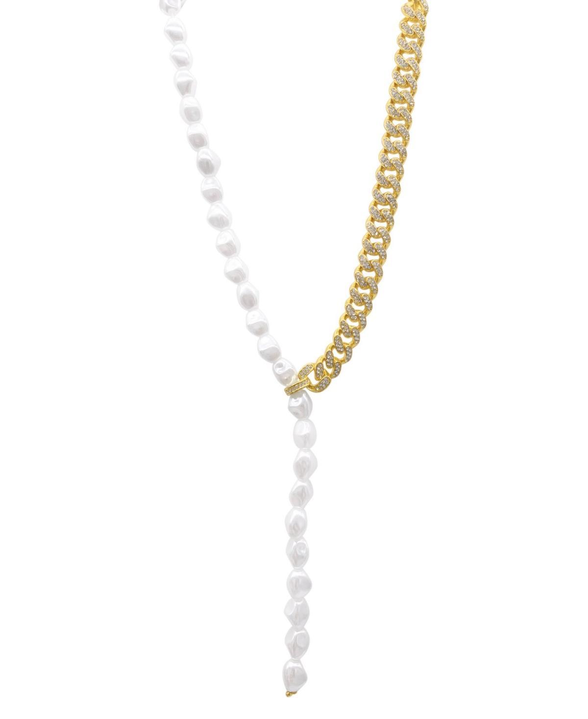 Adornia 14k Gold Plated Cultured Freshwater Pearl Necklace, Womens, White Product Image