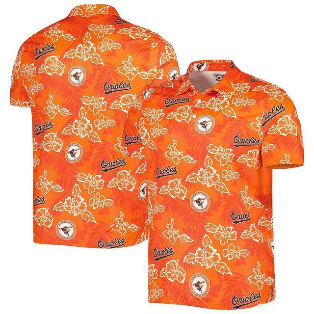 Mens Reyn Spooner Baltimore Orioles Cooperstown Collection Puamana Print Polo Product Image