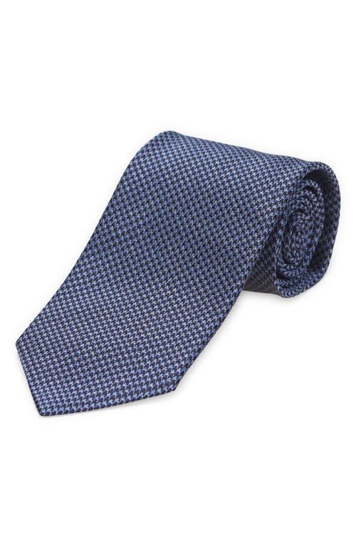 TOM FORD Houndstooth Check Mulberry Silk Tie Product Image