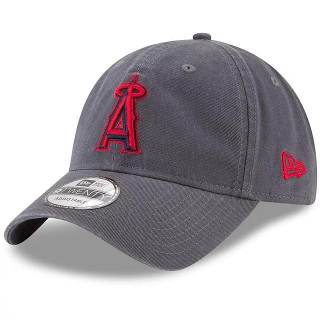 Mens New Era Graphite Los Angeles Angels Fashion Core Classic 9TWENTY Adjustable Hat Product Image